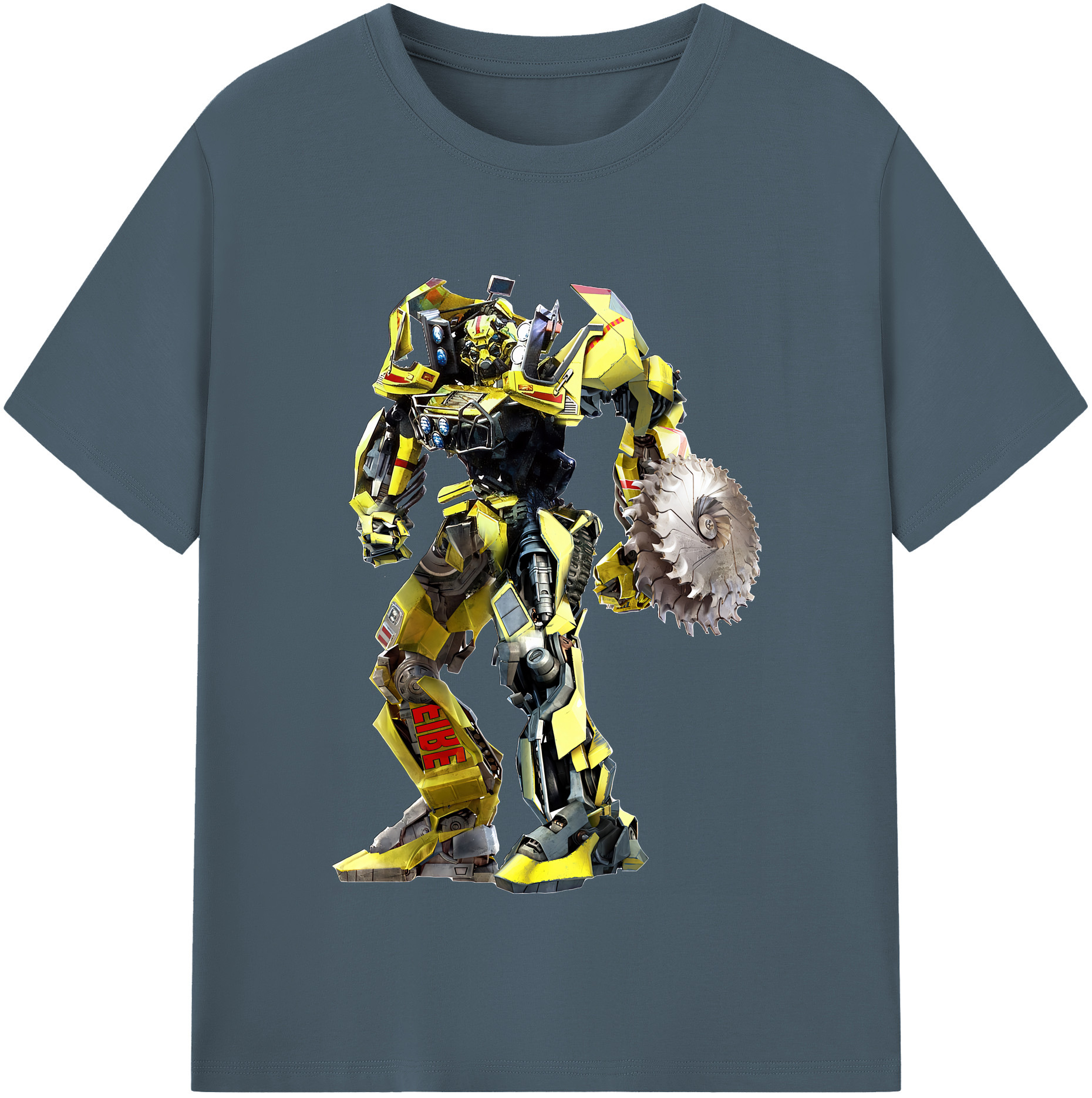 （画像用） Transformers トランスフォーマー 綿100％半袖Tシャツ（フロントプリント）